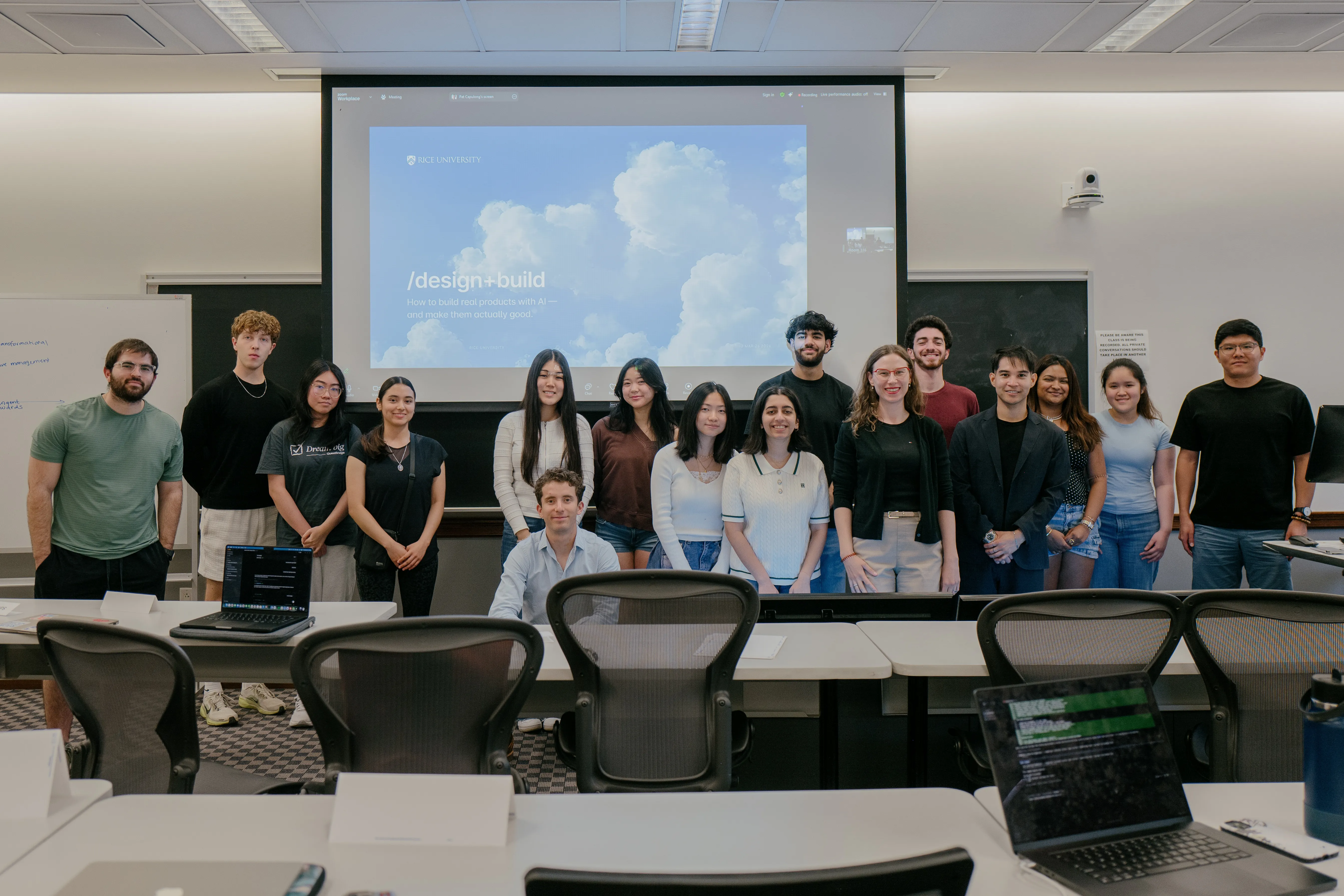 The /design+build class at Rice University